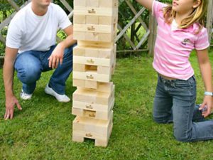 renting giant jenga game