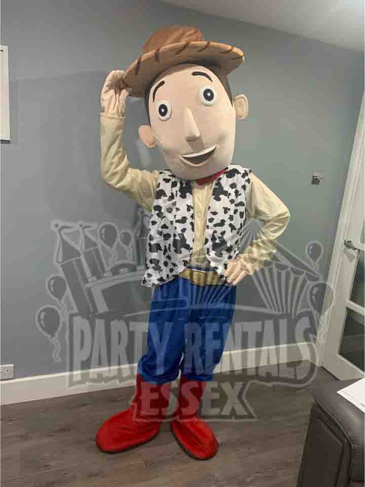 Woody Mascot Costume Hire in Essex